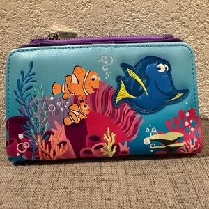 Loungefly Disney Pixar Finding Nemo Shimmering Wallet NWT